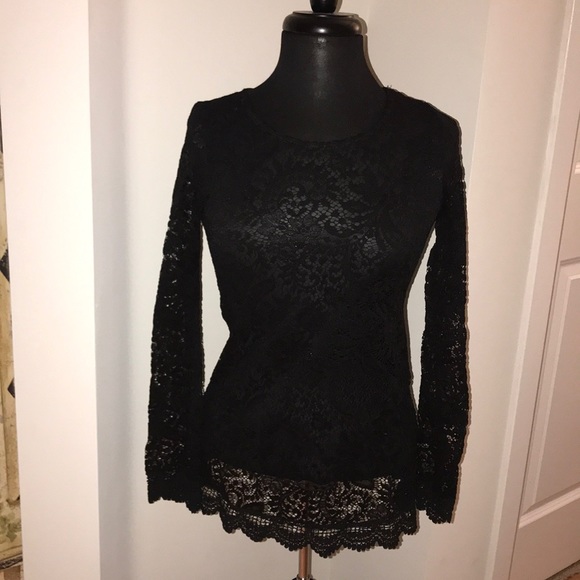 you are not alone Dresses & Skirts - You Are Not Alone Black Lace Dress/Shirt